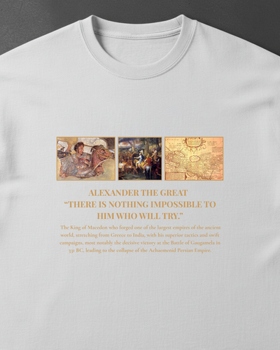 HISTORE™ Alexander the Great - Büyük İskender Oversize T-shirt