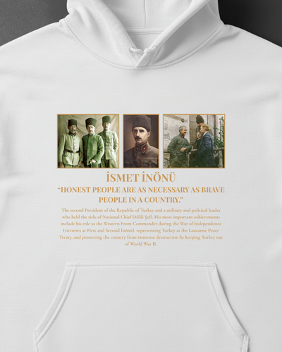 HISTORE™ İsmet İnönü - İsmet İnönü Oversize Hoodie
