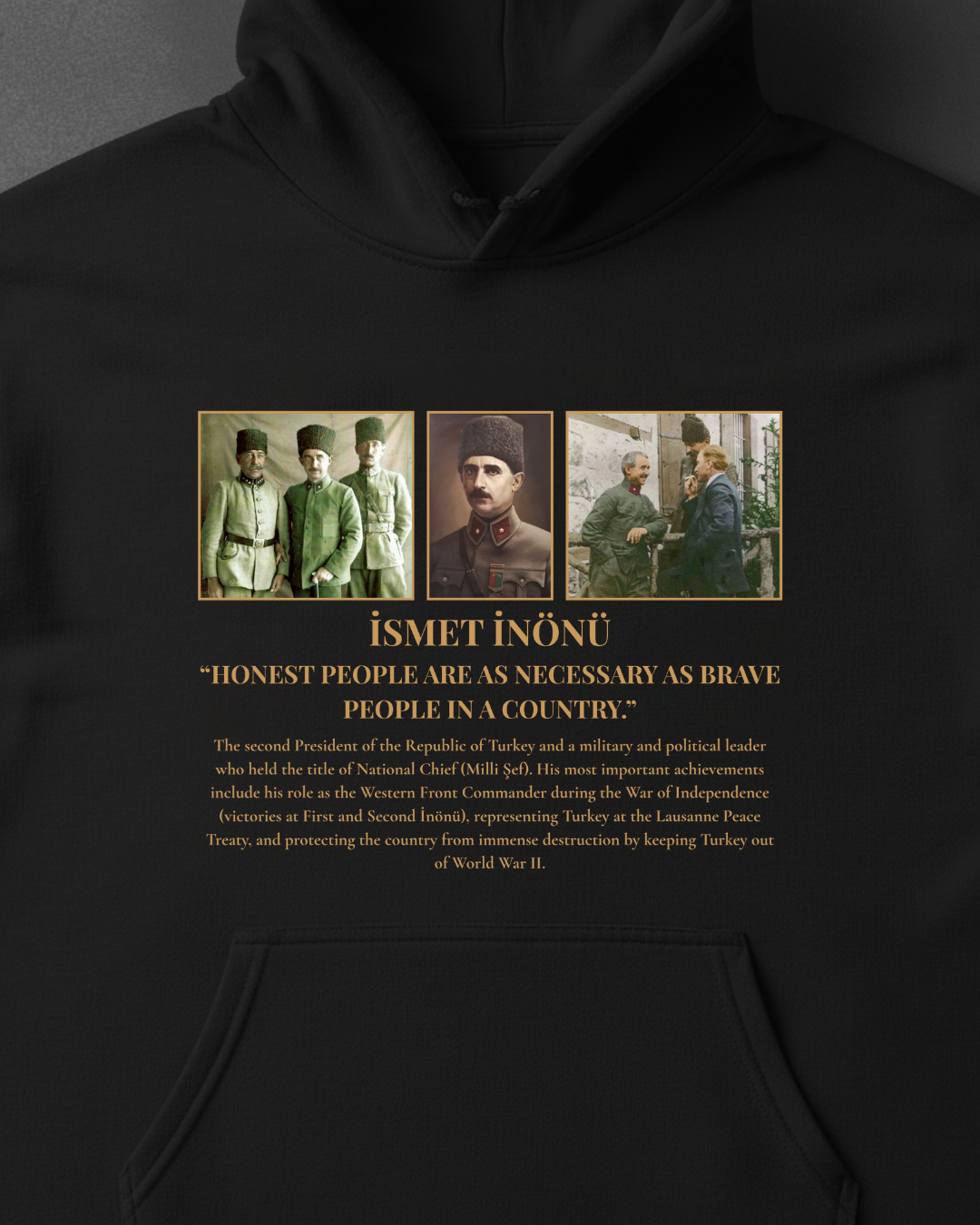 HISTORE™ İsmet İnönü - İsmet İnönü Oversize Hoodie