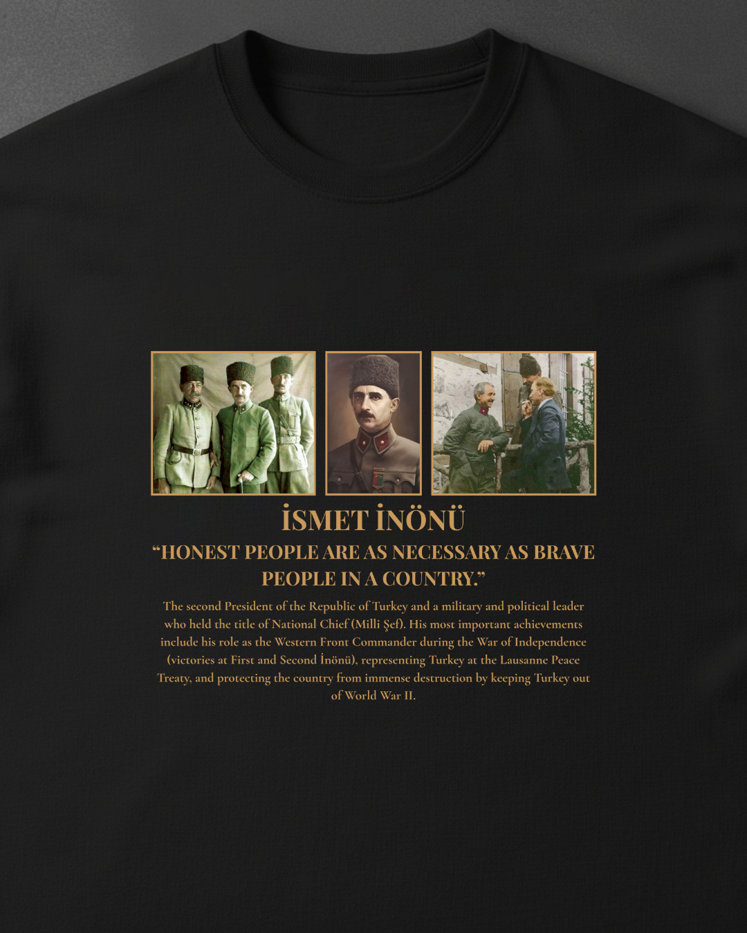 HISTORE™ İsmet İnönü - İsmet İnönü Oversize T-shirt