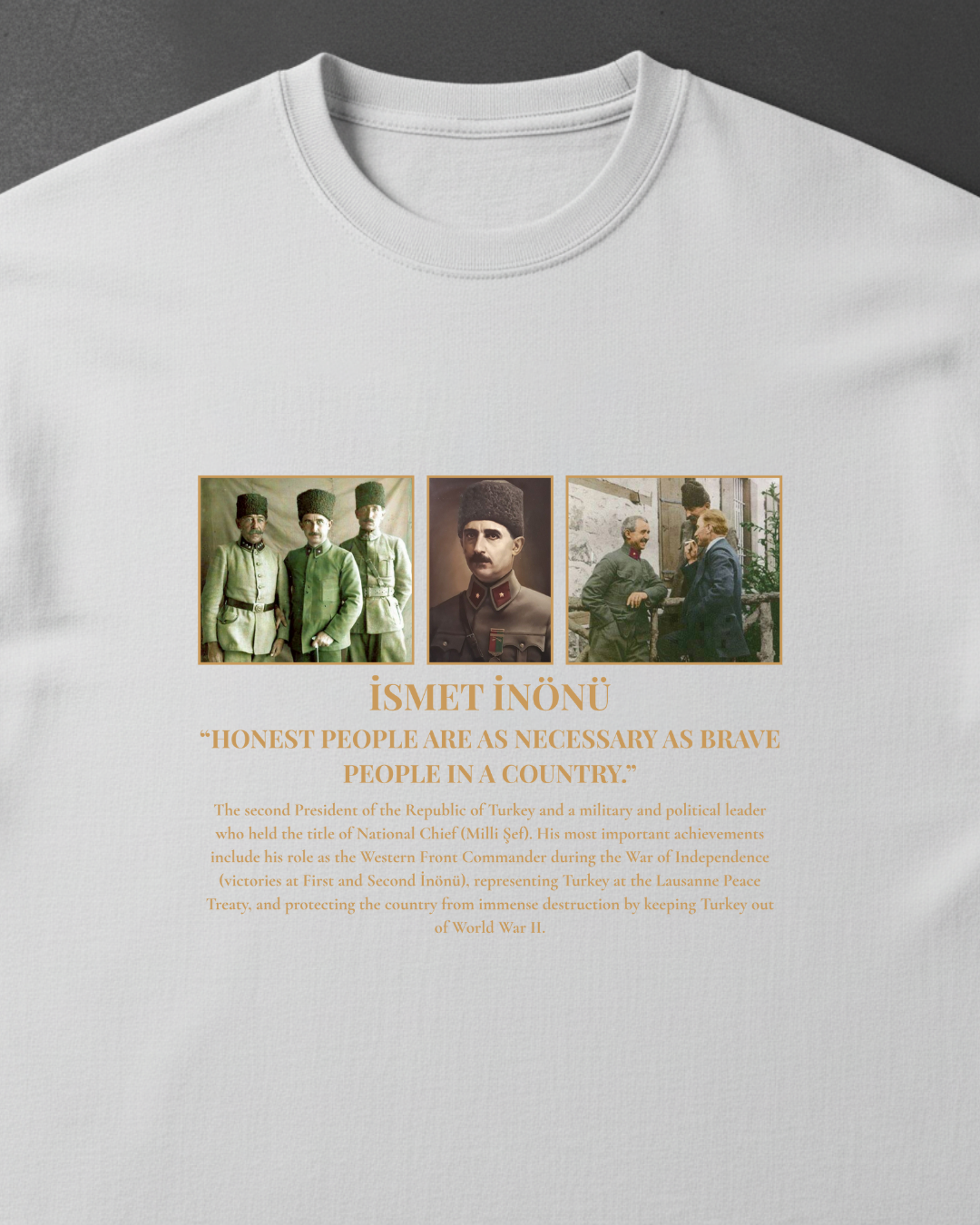 HISTORE™ İsmet İnönü - İsmet İnönü Oversize T-shirt