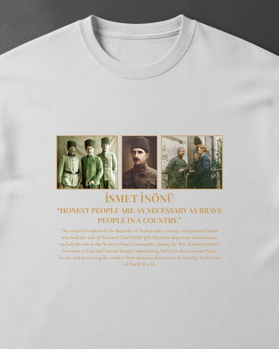 HISTORE™ İsmet İnönü - İsmet İnönü Oversize T-shirt