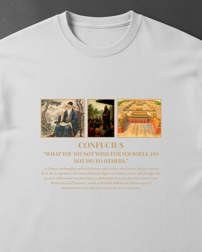 HISTORE™ Confucius - Konfüçyüs Oversize T-shirt