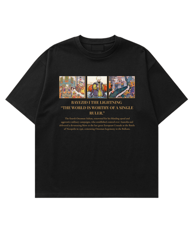 HISTORE™ Bayezid I "The Lightning" - Yıldırım Bayezid Oversize T-shirt