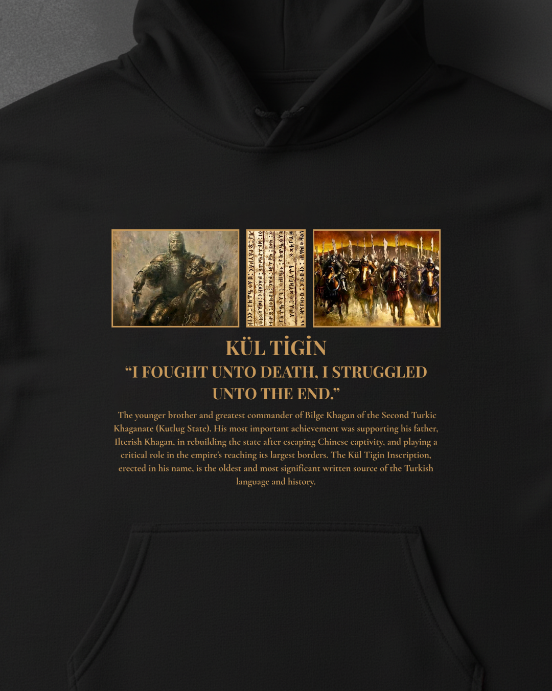 HISTORE™ Kültigin - Kül Tigin Oversize Hoodie