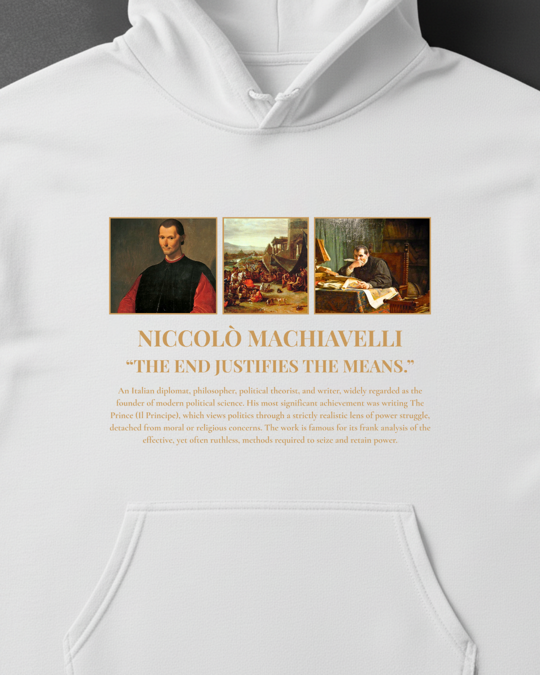 HISTORE™ Niccolo Machiavelli - Niccolo Machiavelli Oversize Hoodie