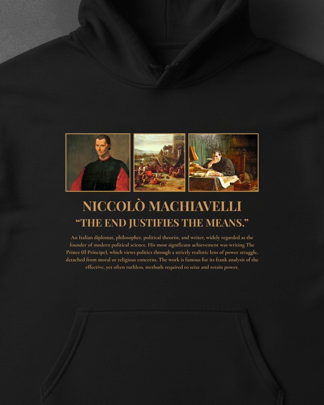 HISTORE™ Niccolo Machiavelli - Niccolo Machiavelli Oversize Hoodie