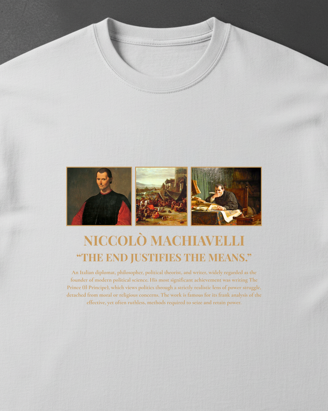 HISTORE™ Niccolo Machiavelli - Niccolo Machiavelli Oversize T-shirt