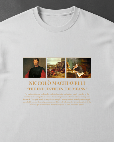 HISTORE™ Niccolo Machiavelli - Niccolo Machiavelli Oversize T-shirt