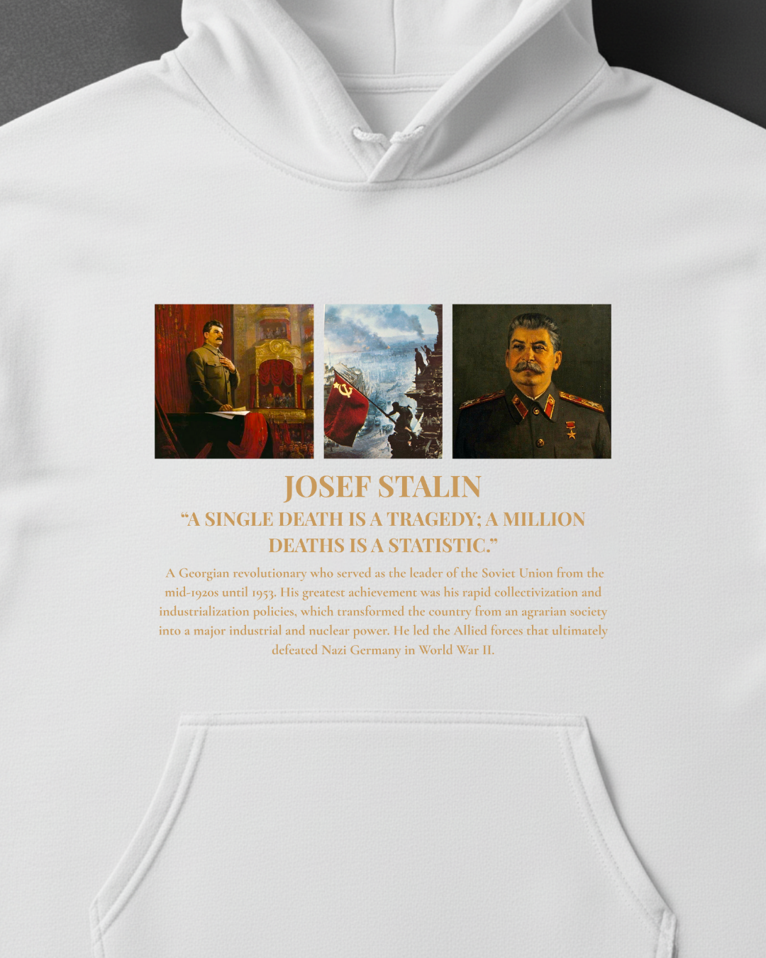 HISTORE™ Josef Stalin - Josef Stalin Oversize Hoodie