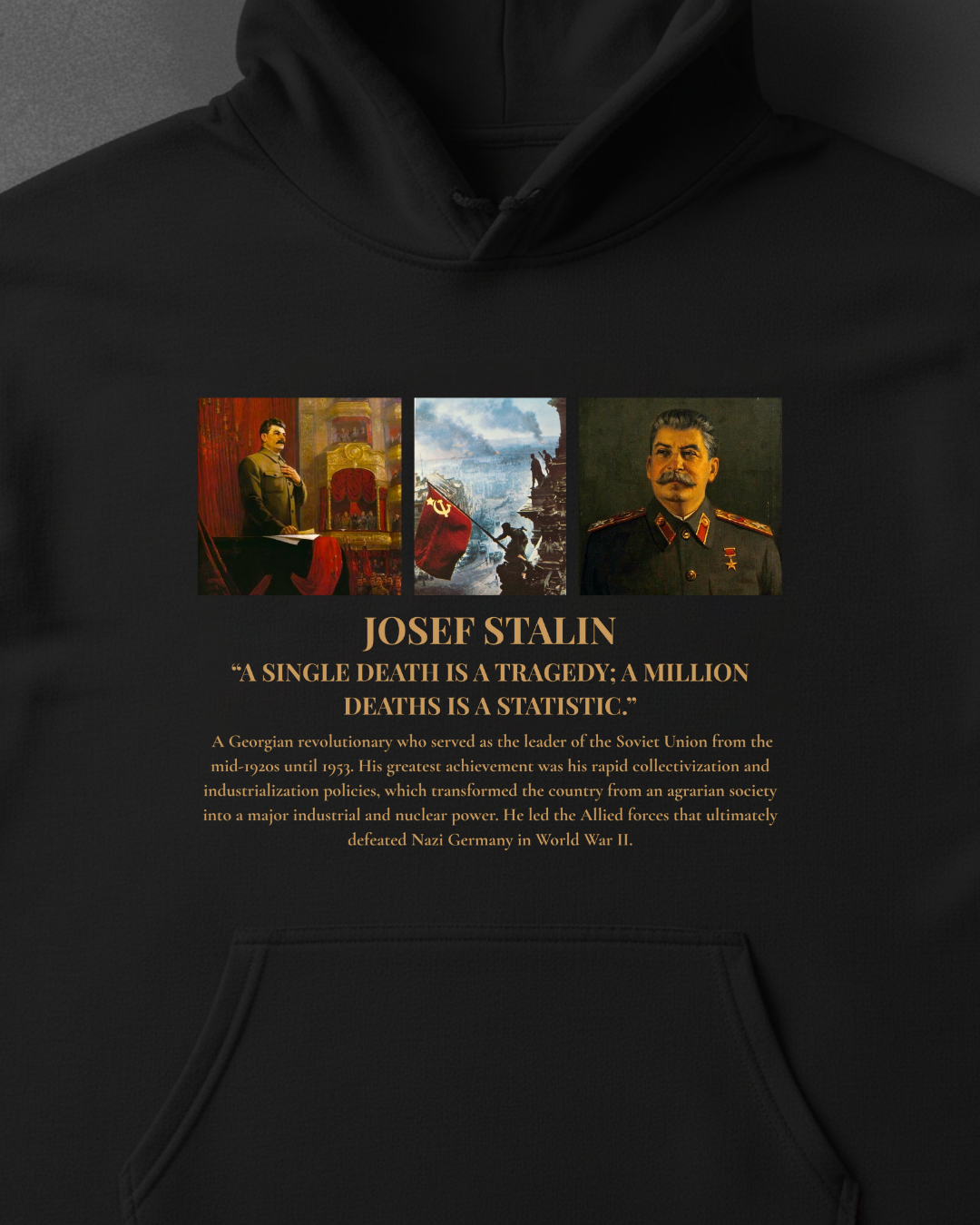 HISTORE™ Josef Stalin - Josef Stalin Oversize Hoodie