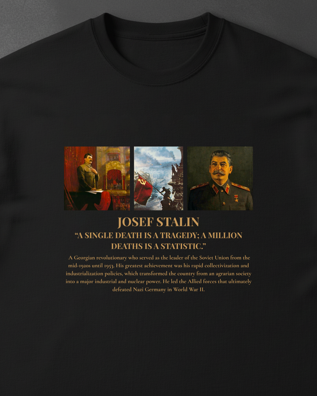 HISTORE™ Josef Stalin - Josef Stalin Oversize T-shirt