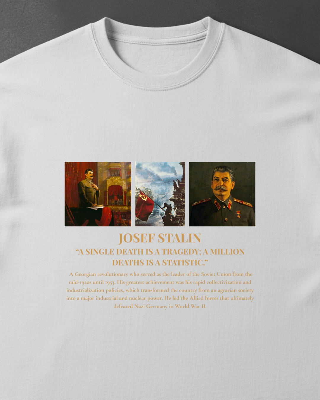 HISTORE™ Josef Stalin - Josef Stalin Oversize T-shirt