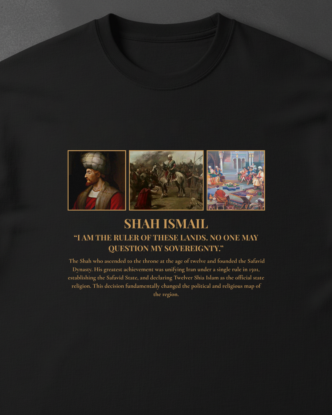 HISTORE™ Shah Ismail - Şah İsmail Oversize T-shirt