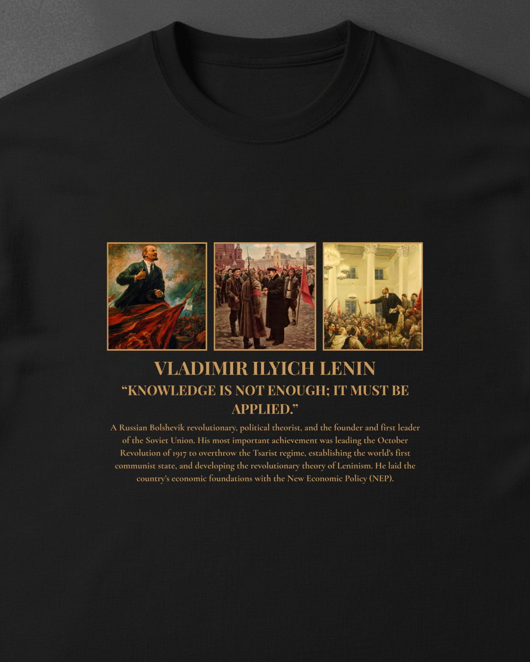 HISTORE™ Vladimir Ilyich Lenin - Vladimir İlyiç Lenin Oversize T-shirt