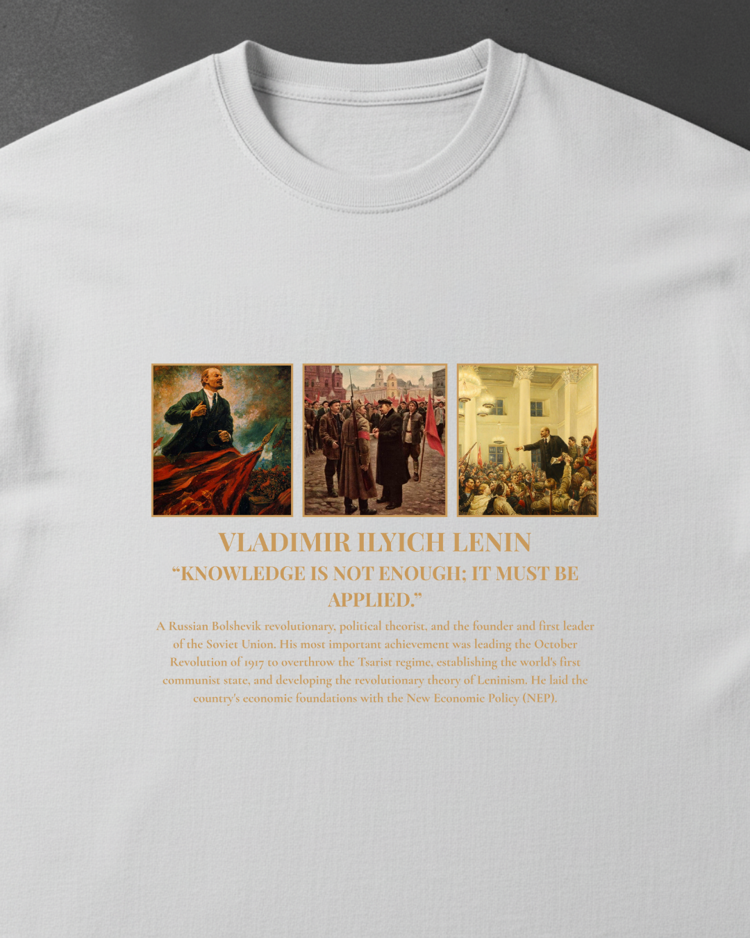 HISTORE™ Vladimir Ilyich Lenin - Vladimir İlyiç Lenin Oversize T-shirt