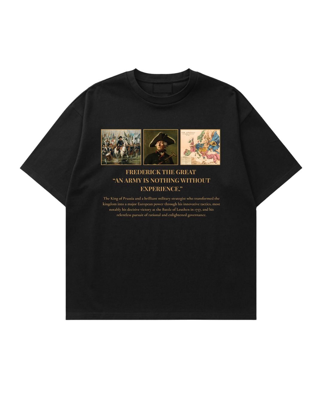HISTORE™ Frederick the Great - Büyük Friedrich Oversize T-shirt
