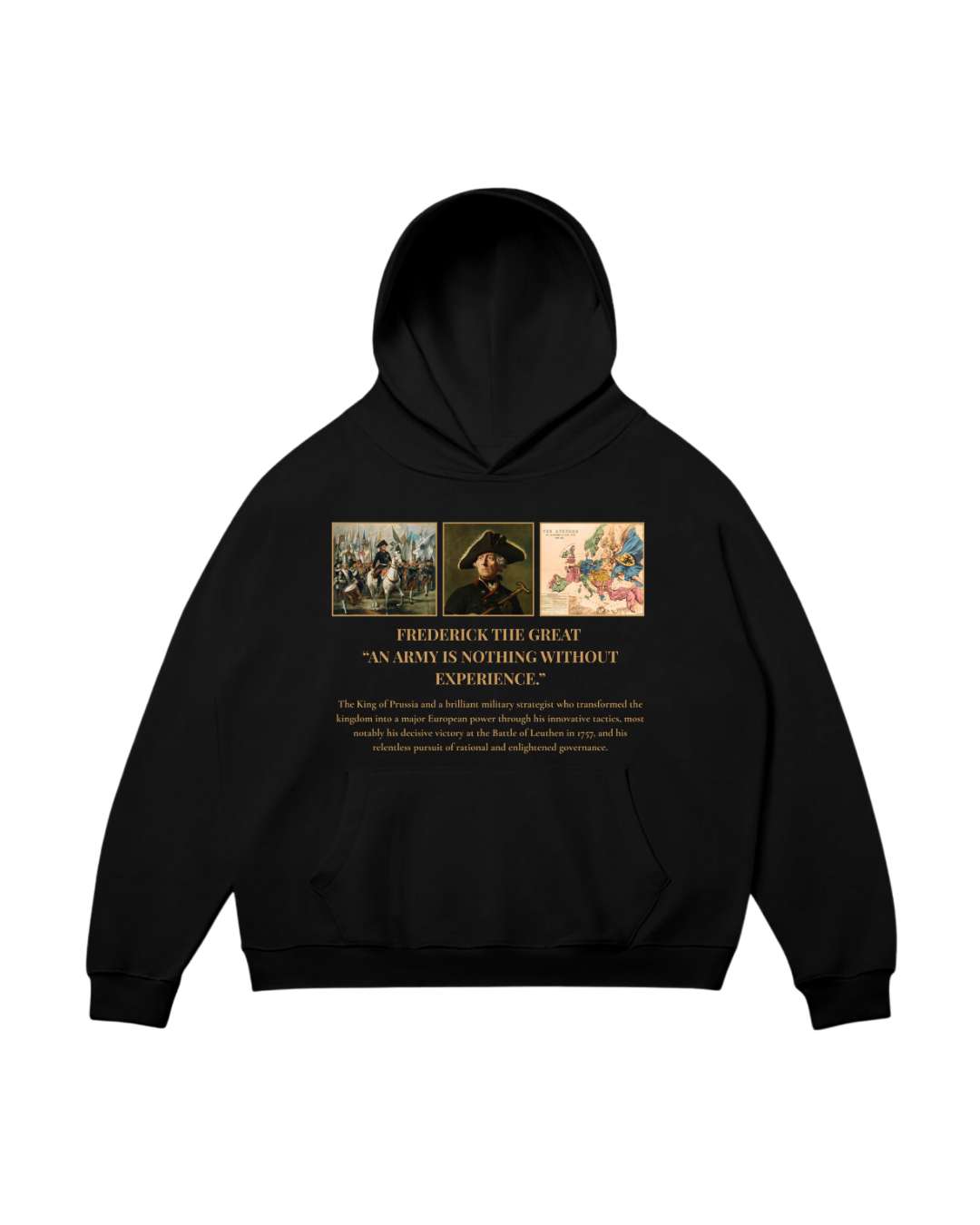 HISTORE™ Frederick the Great - Büyük Friedrich Oversize Hoodie