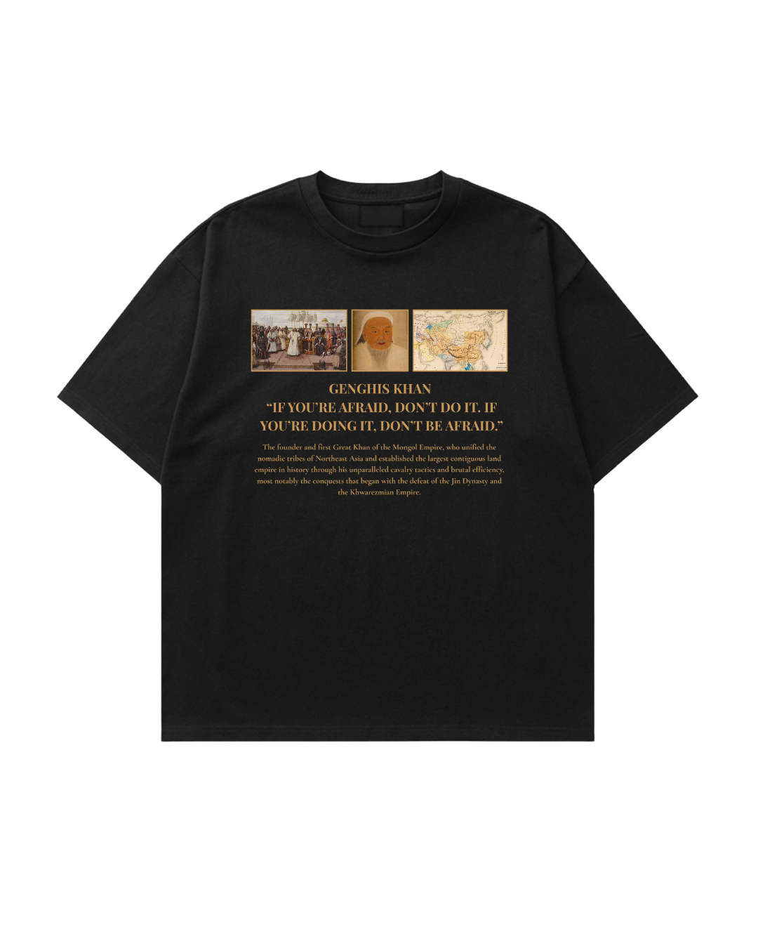 HISTORE™ Genghis Khan - Cengiz Han Oversize T-shirt