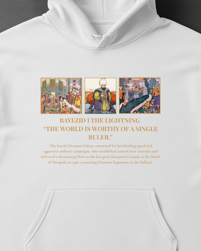 HISTORE™ Bayezid I "The Lightning" - Yıldırım Bayezid Oversize Hoodie
