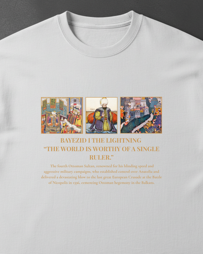 HISTORE™ Bayezid I "The Lightning" - Yıldırım Bayezid Oversize T-shirt