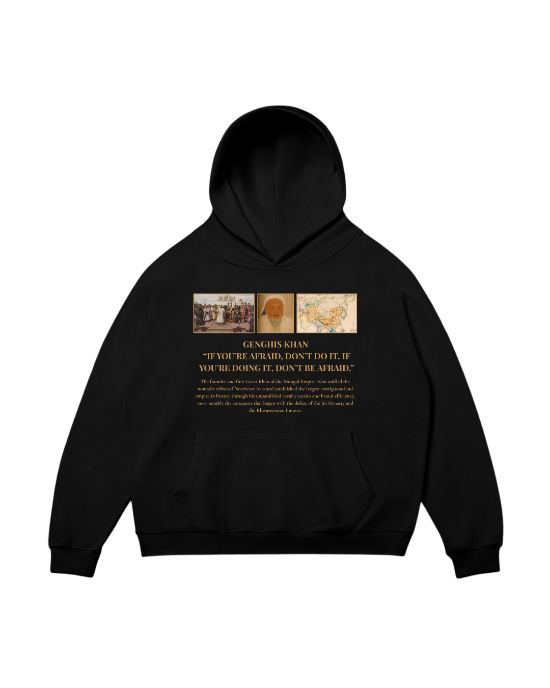 HISTORE™ Genghis Khan - Cengiz Han Oversize Hoodie