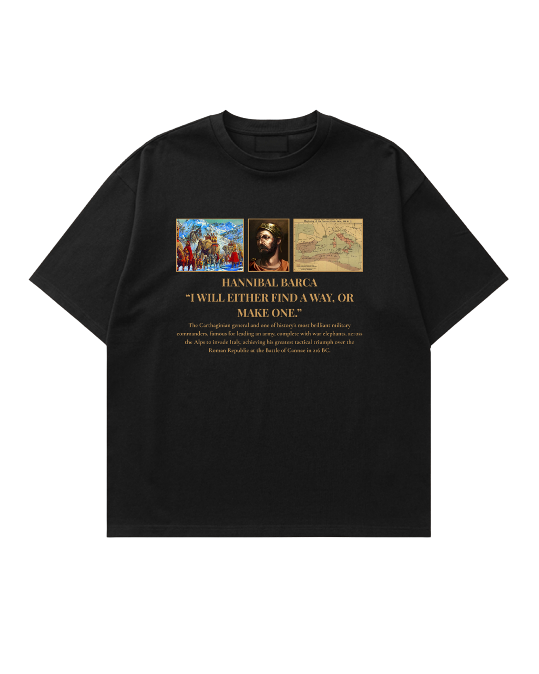 HISTORE™ Hannibal Barca Oversize T-shirt