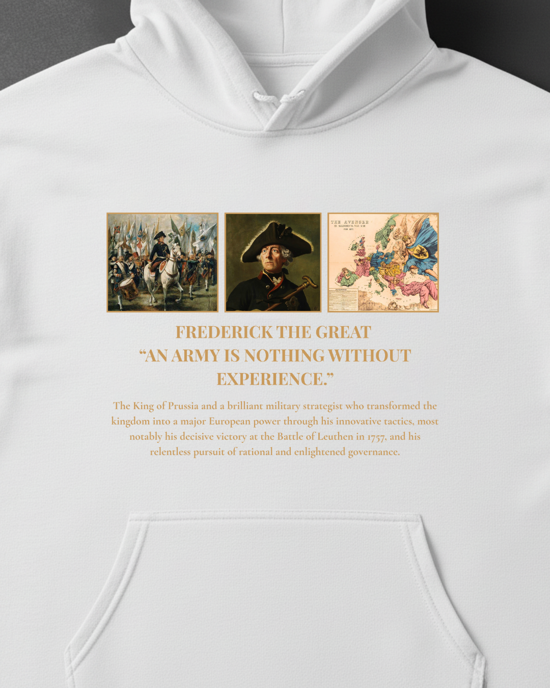 HISTORE™ Frederick the Great - Büyük Friedrich Oversize Hoodie