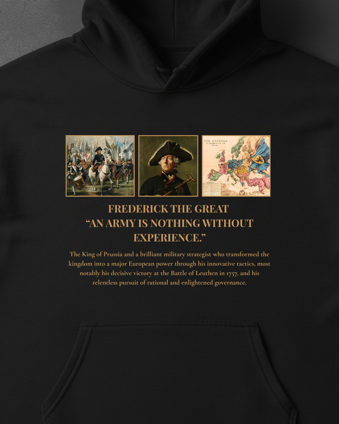 HISTORE™ Frederick the Great - Büyük Friedrich Oversize Hoodie