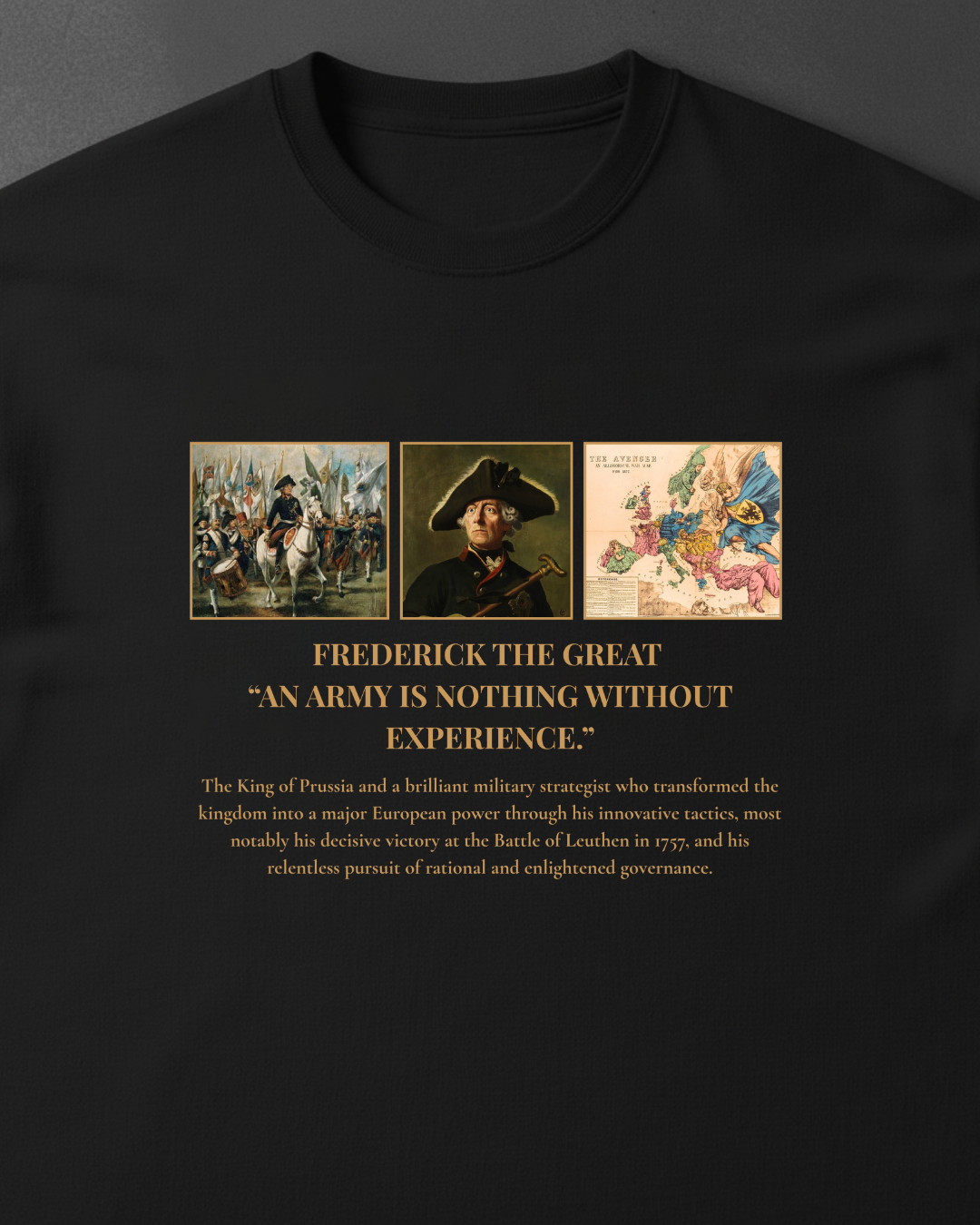 HISTORE™ Frederick the Great - Büyük Friedrich Oversize T-shirt