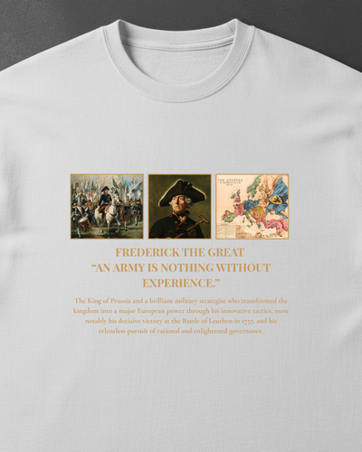 HISTORE™ Frederick the Great - Büyük Friedrich Oversize T-shirt