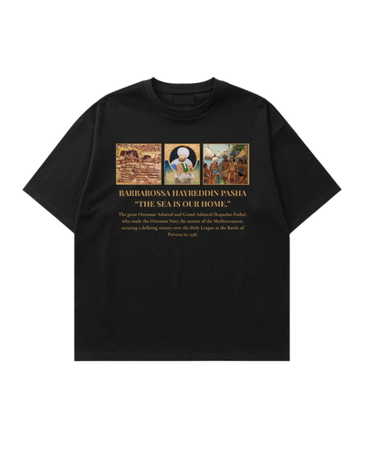 HISTORE™ Hayreddin Barbarossa - Barbaros Hayreddin Paşa Oversize T-shirt