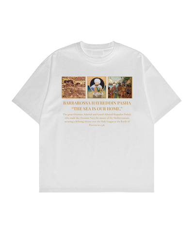 HISTORE™ Hayreddin Barbarossa - Barbaros Hayreddin Paşa Oversize T-shirt