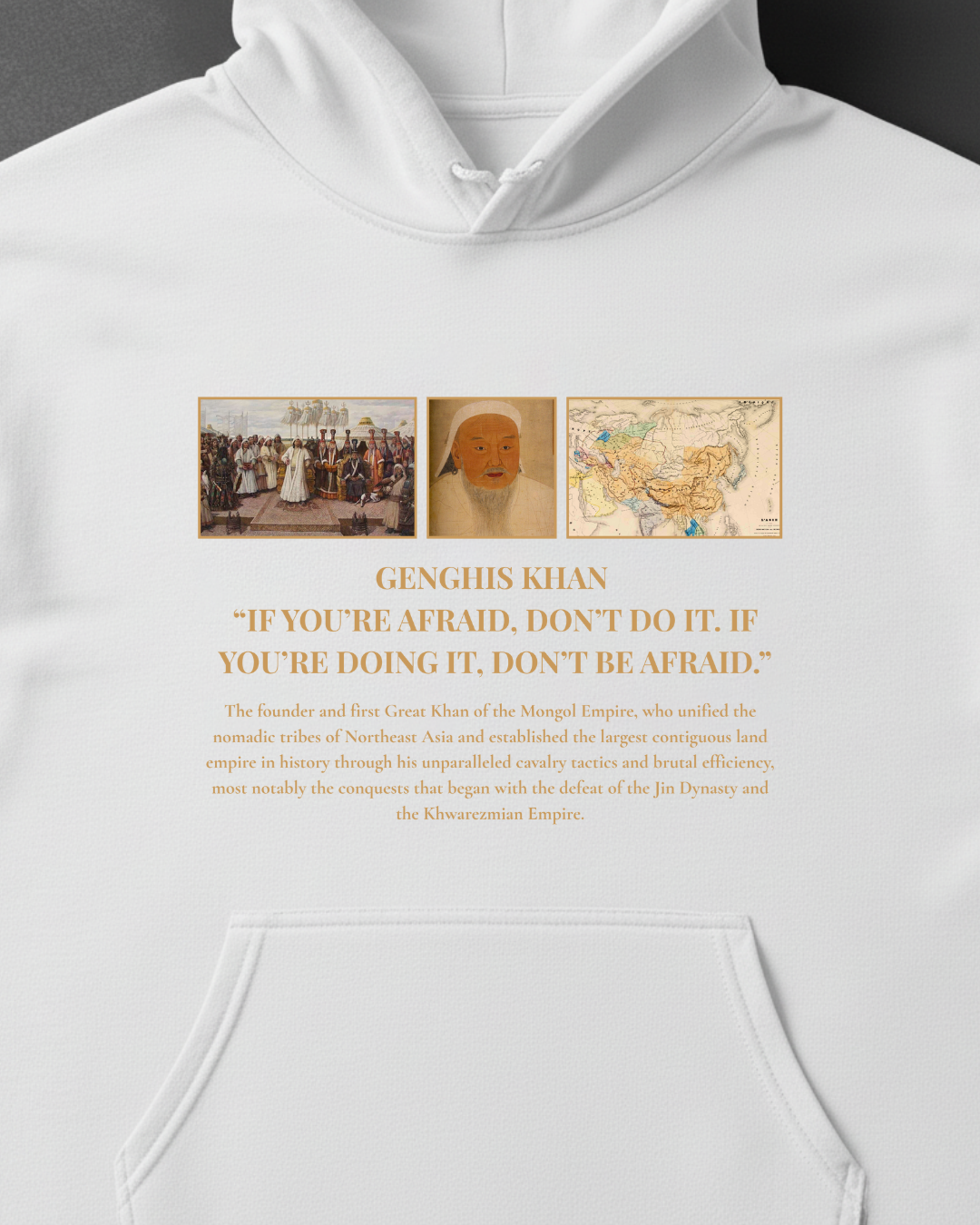 HISTORE™ Genghis Khan - Cengiz Han Oversize Hoodie