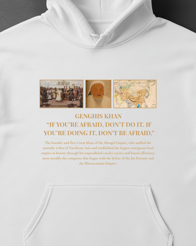 HISTORE™ Genghis Khan - Cengiz Han Oversize Hoodie