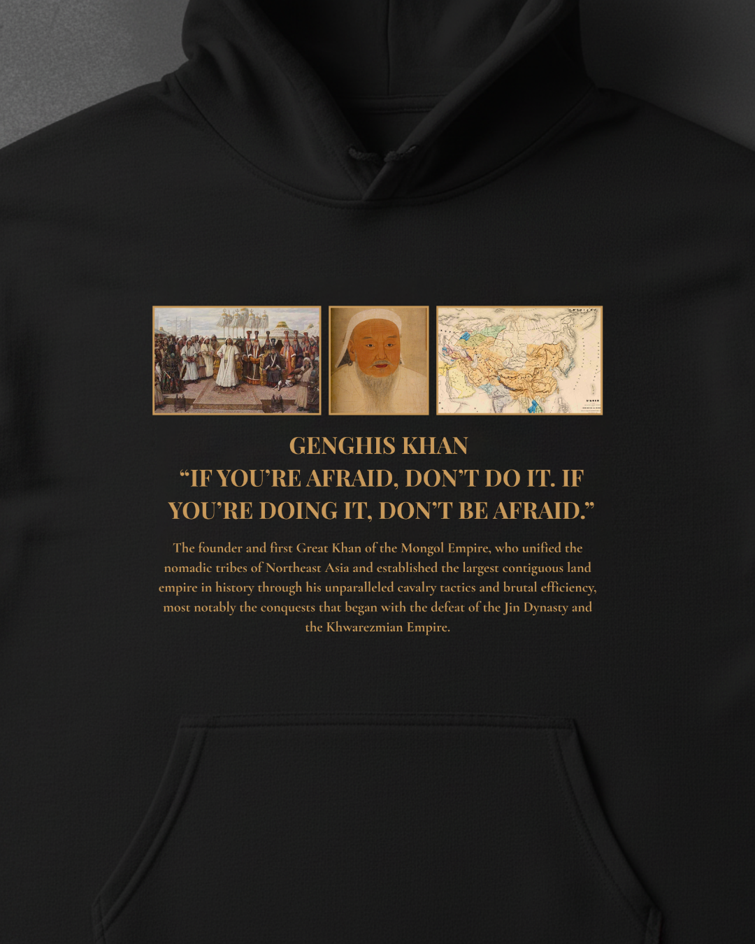 HISTORE™ Genghis Khan - Cengiz Han Oversize Hoodie