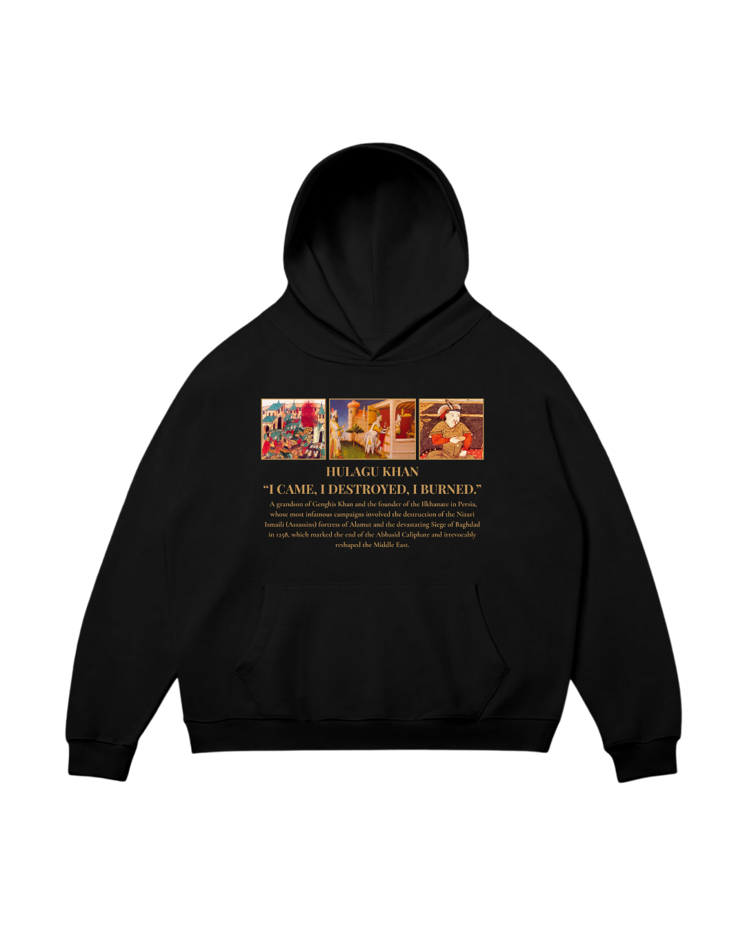 HISTORE™ Hülegü Khan - Hülagû Han Oversize Hoodie