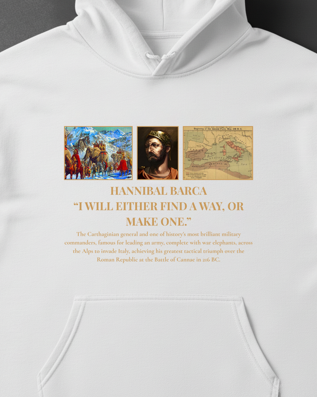 HISTORE™ Hannibal Barca Oversize Hoodie