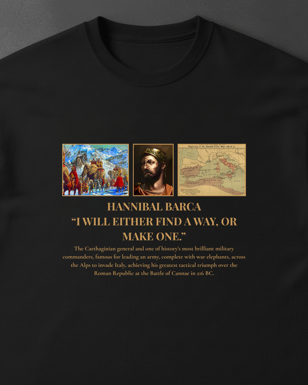 HISTORE™ Hannibal Barca Oversize T-shirt