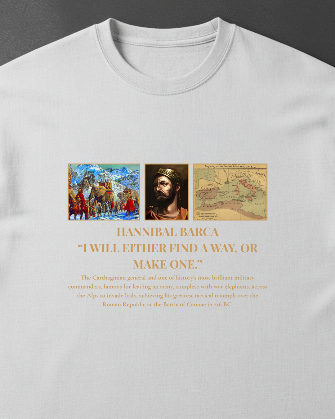 HISTORE™ Hannibal Barca Oversize T-shirt