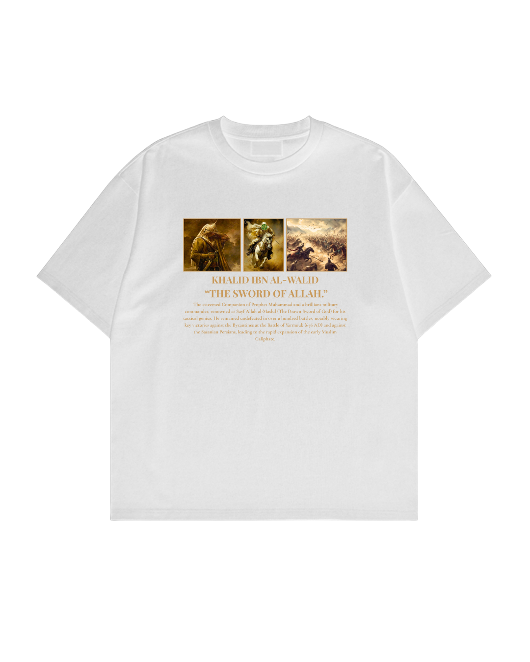 HISTORE™ Khalid ibn Walid Oversize T-shirt