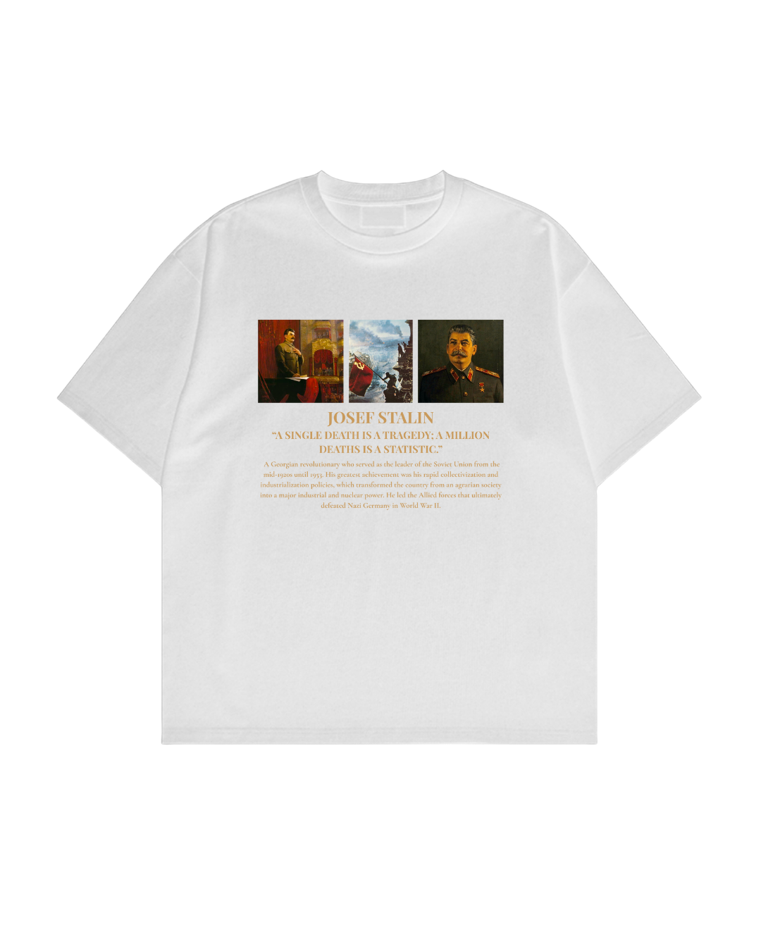 HISTORE™ Josef Stalin - Josef Stalin Oversize T-shirt
