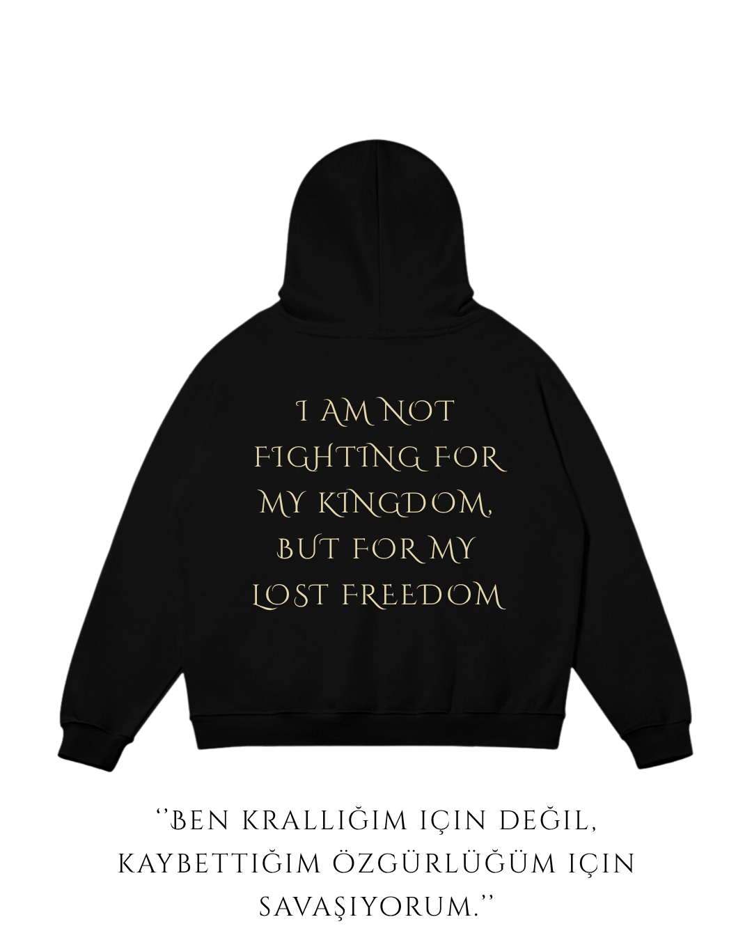 HISTORE™ Queen Boudicca - Kraliçe Boudicca Oversize Hoodie